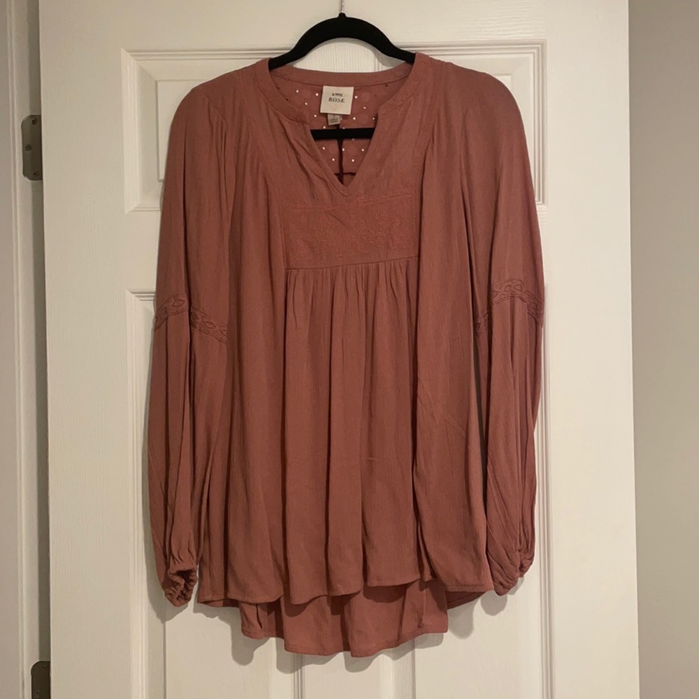 Light pink blouse